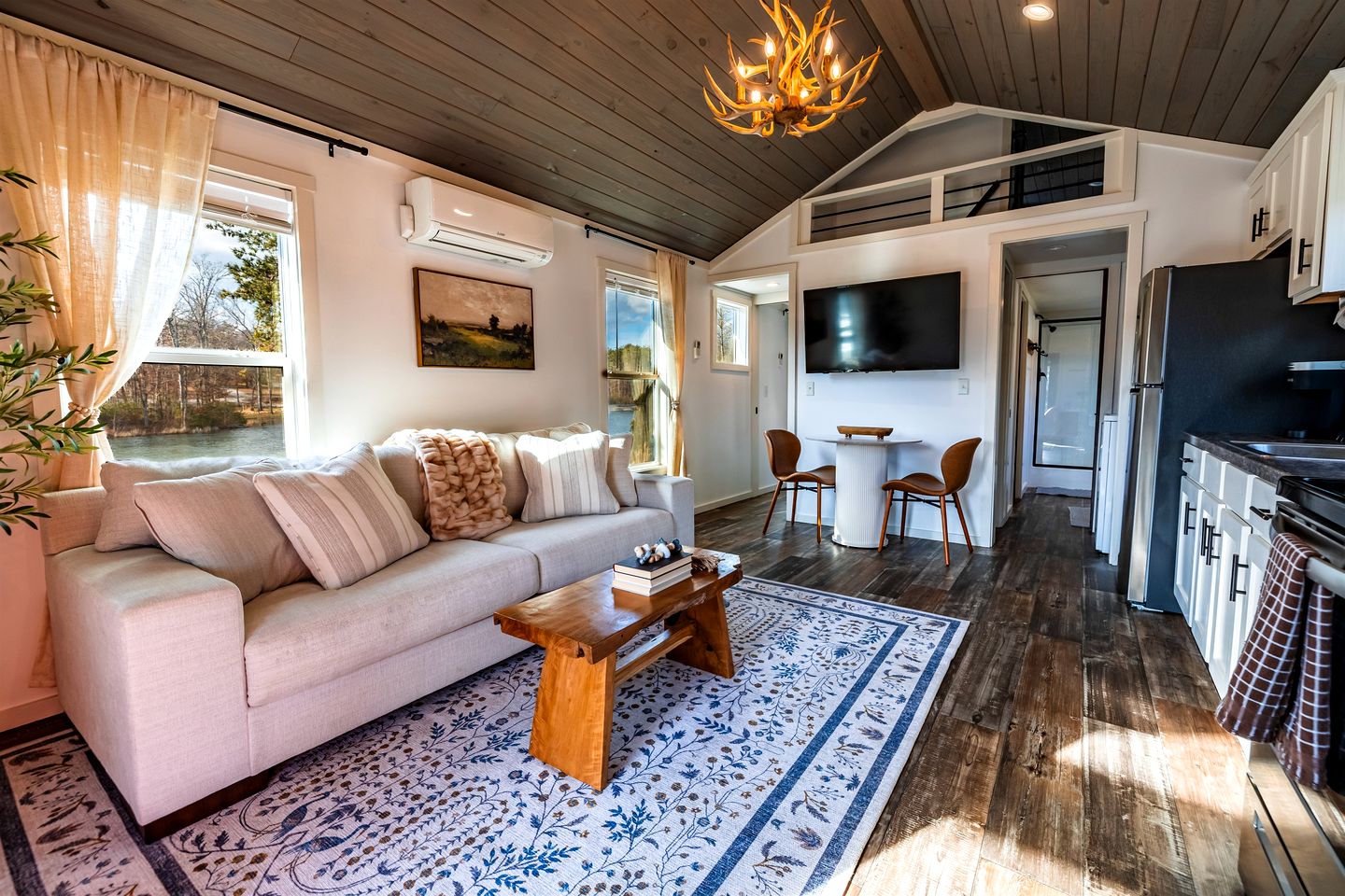 Lakefront Tiny Home Retreat with Private Dock & Sunset Views in Tracy City, Tennessee