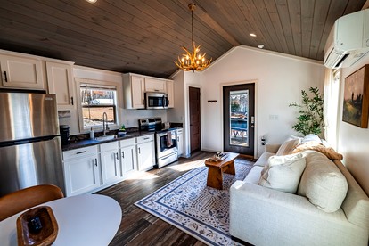 Lakefront Tiny Home Retreat with Private Dock & Sunset Views in Tracy City, Tennessee photo 3