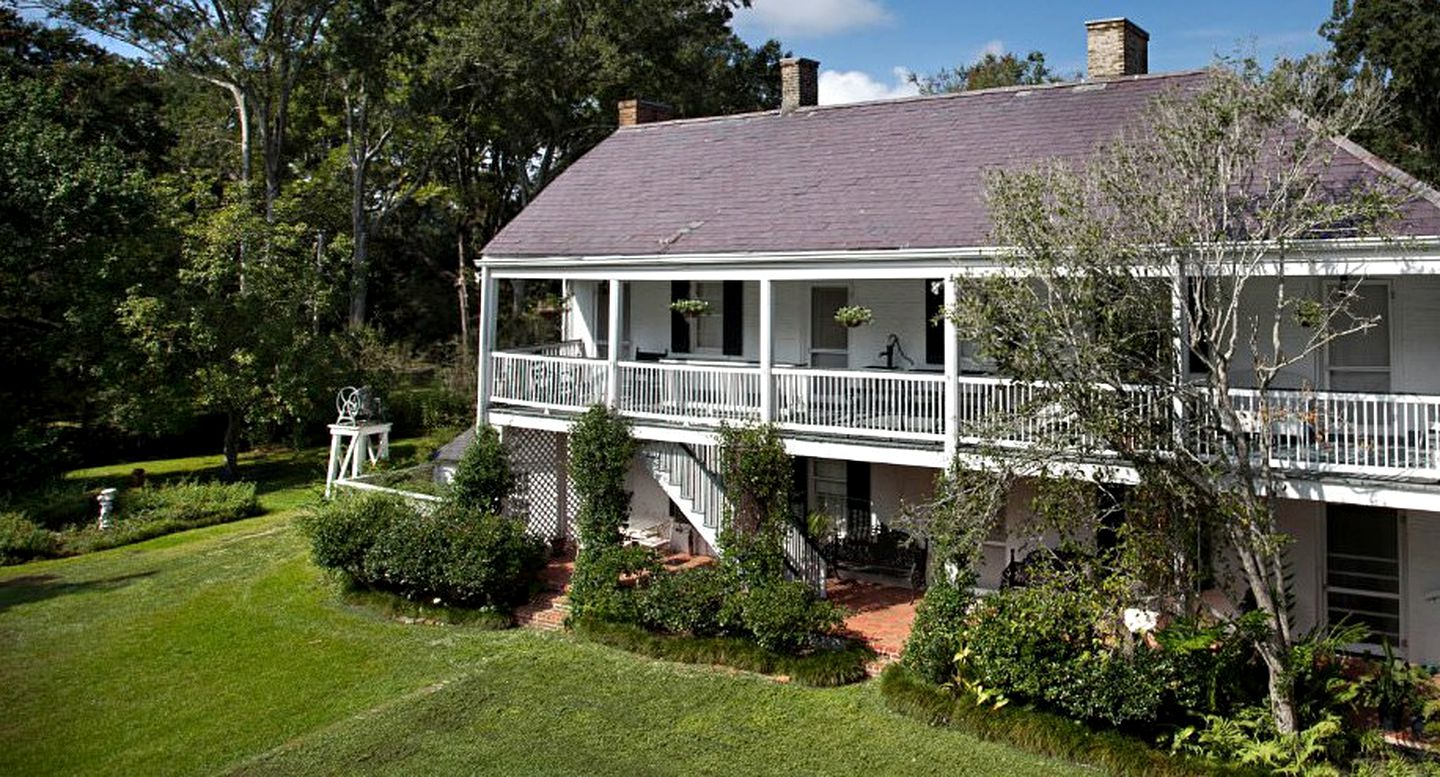 Luxurious Suite with Stunning Views at a Country Bed and Breakfast in Natchez, Mississippi