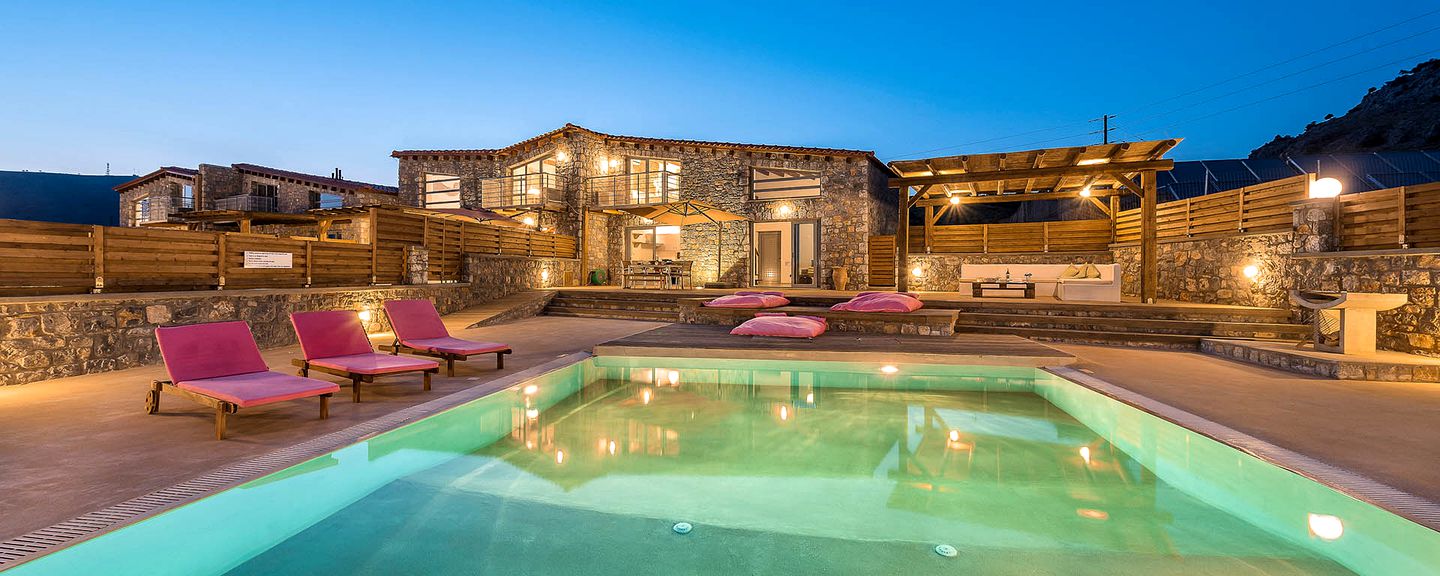 Gorgeous Villa Getaway with a Private Pool in Pefkos, Rhodes, Greece