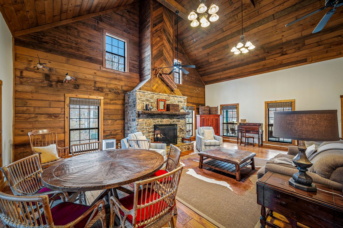 Cute Wooden Cabin Nestled Among Trees in Mentone, Alabama