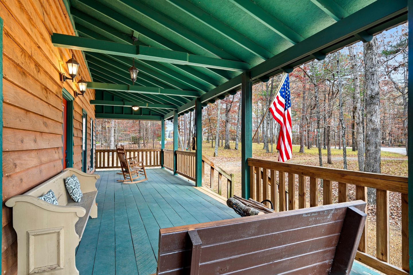 Cute Wooden Cabin Nestled Among Trees in Mentone, Alabama