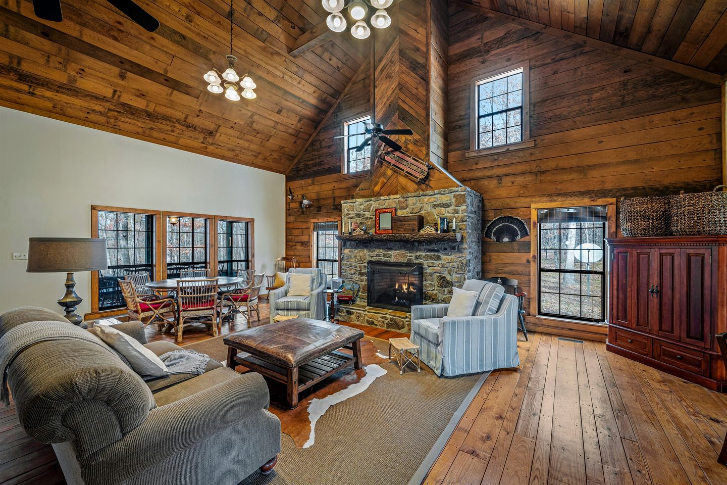 Cute Wooden Cabin Nestled Among Trees in Mentone, Alabama