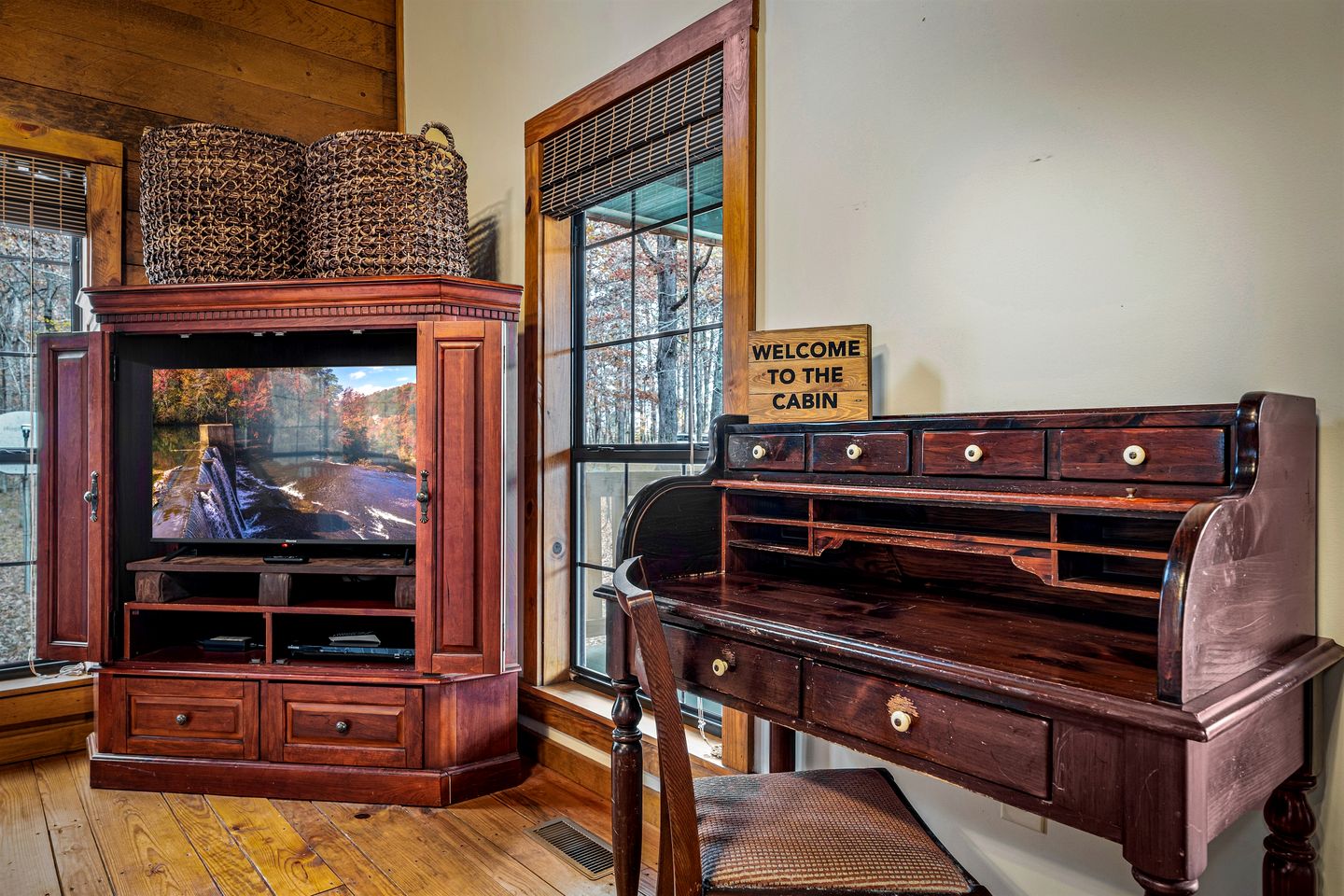 Cute Wooden Cabin Nestled Among Trees in Mentone, Alabama