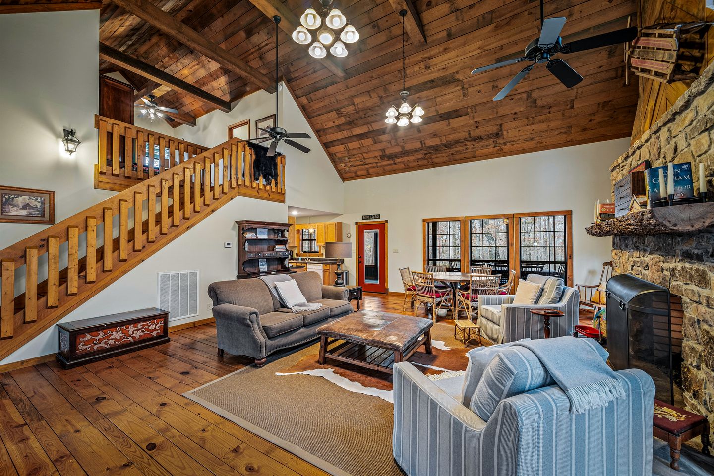 Cute Wooden Cabin Nestled Among Trees in Mentone, Alabama