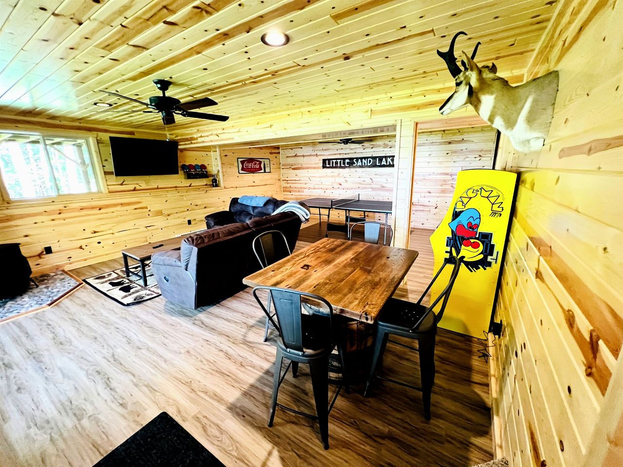 Outstanding Retreat with Dock, Game Space and Lake Views in Wisconsin