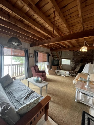 Rustic Pet-Friendly Cabin with Fire Pit on the Beach of Sebago Lake, Maine