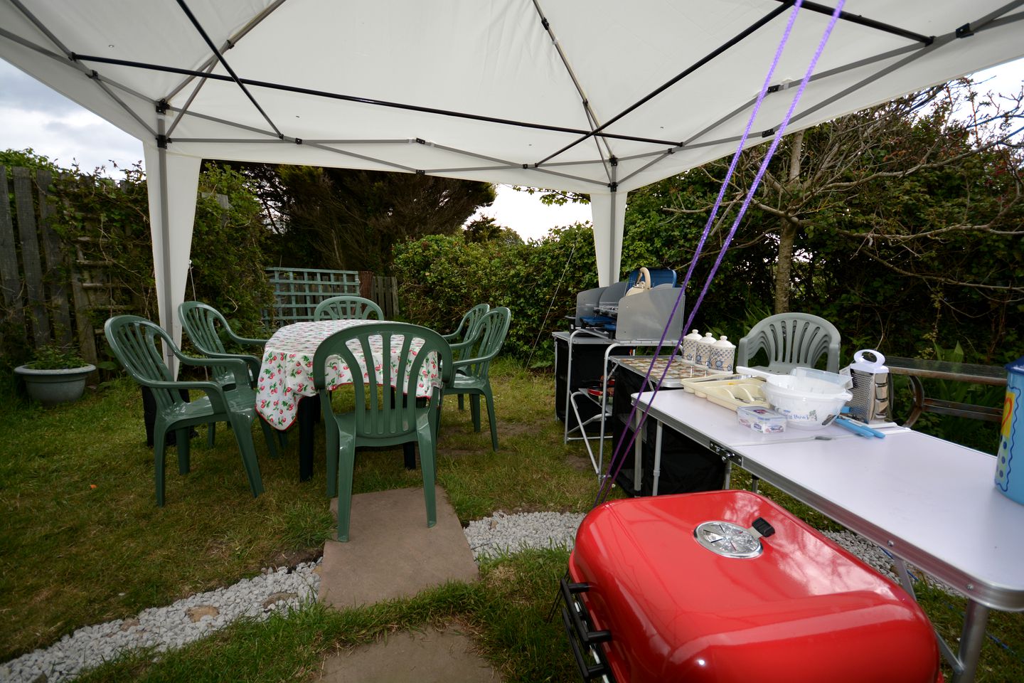 Luxury Bell Tent for Hire in Helston on the Idyllic Coast of Cornwall, England