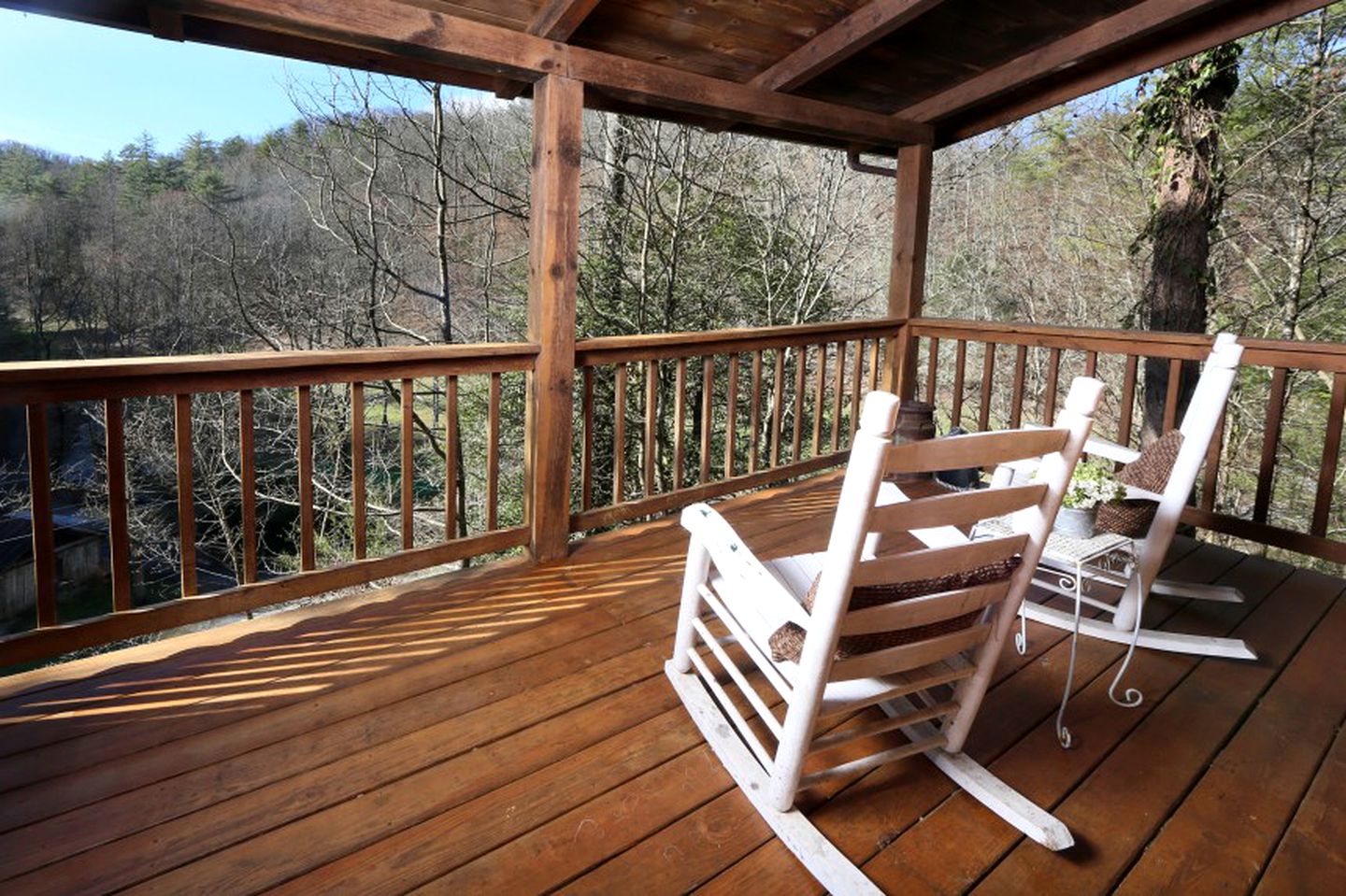 Secluded Cabin Rental with Hot Tub and Views near Gatlinburg, Tennessee
