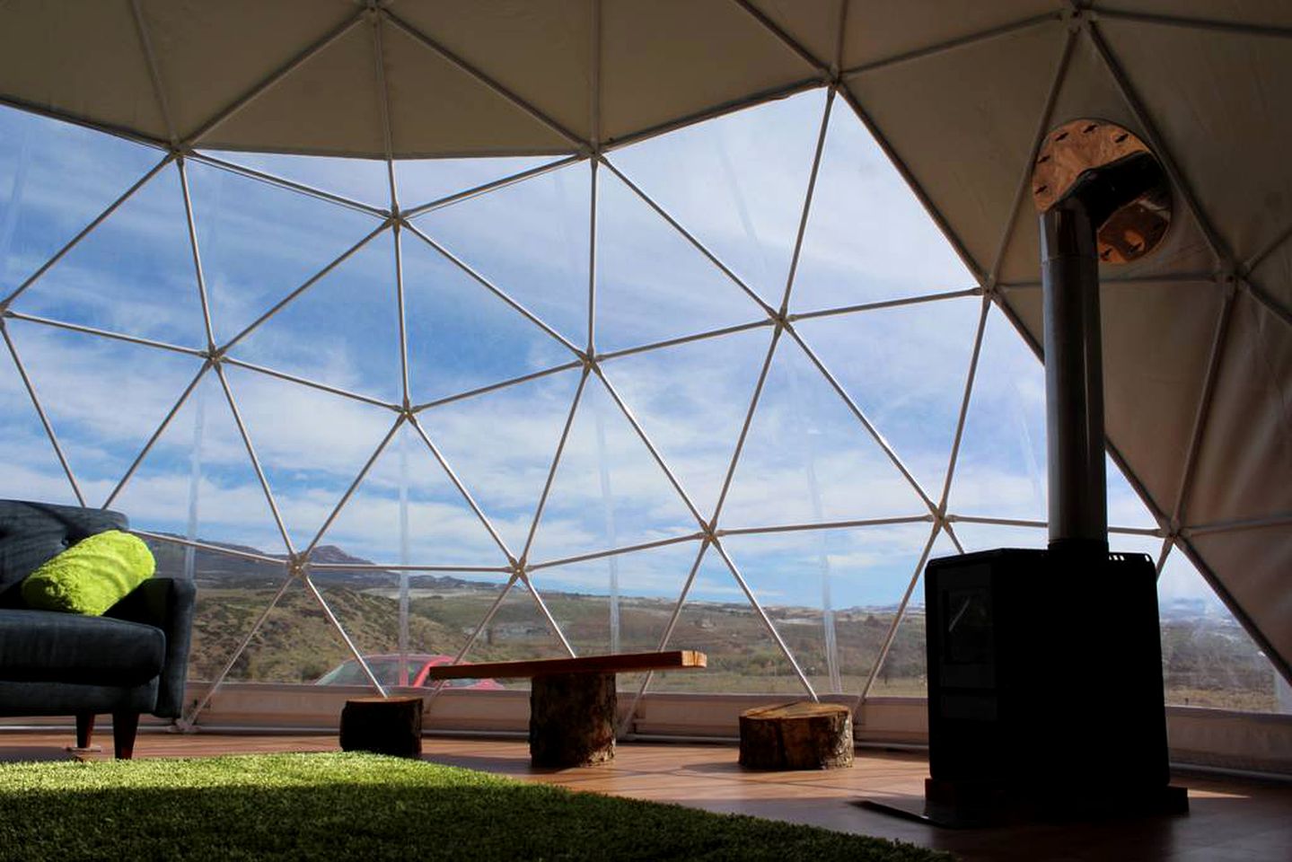 Superb Dome Vacation Rental in the Andes Mountains near Concepcion, Chile