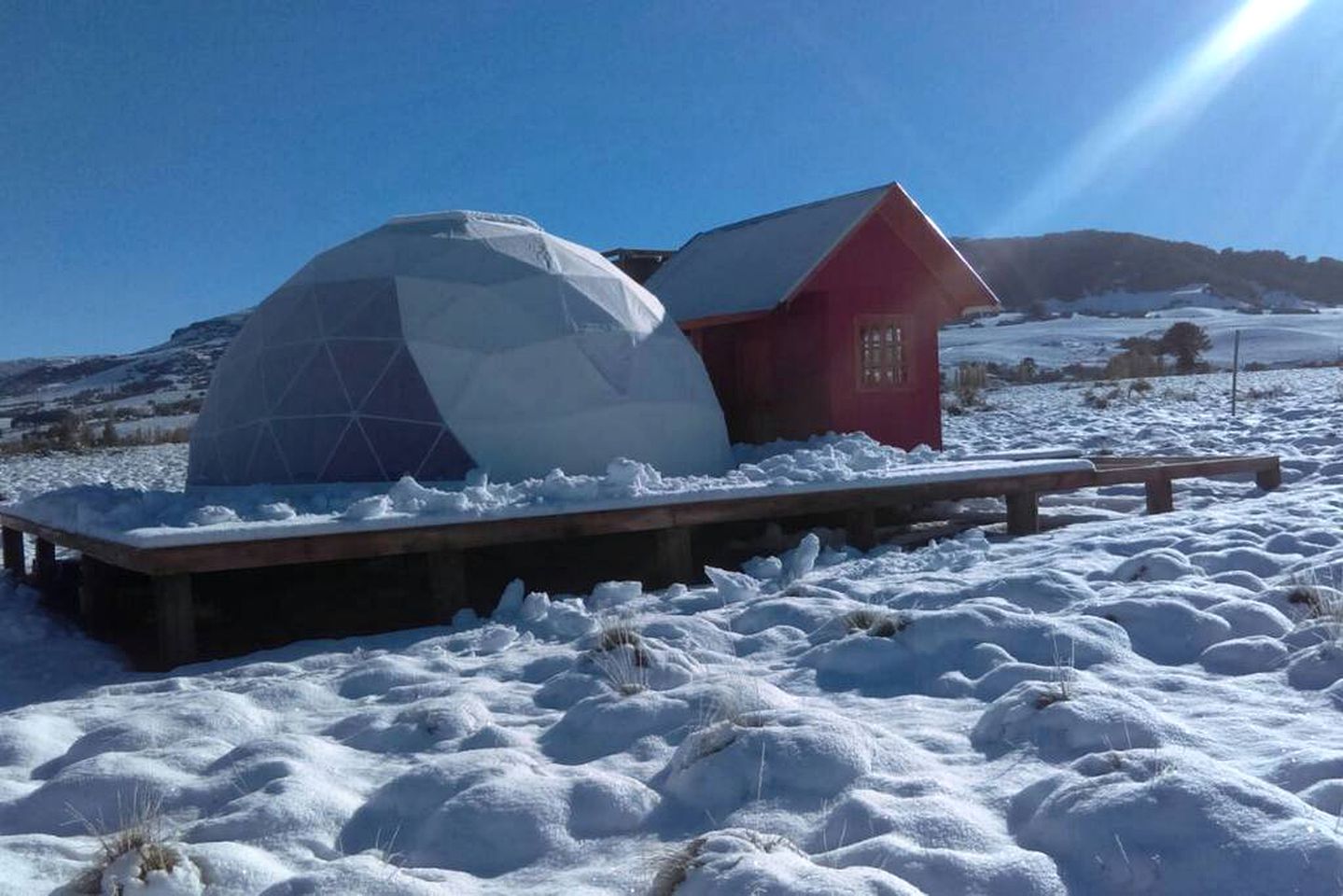 Superb Dome Vacation Rental in the Andes Mountains near Concepcion, Chile