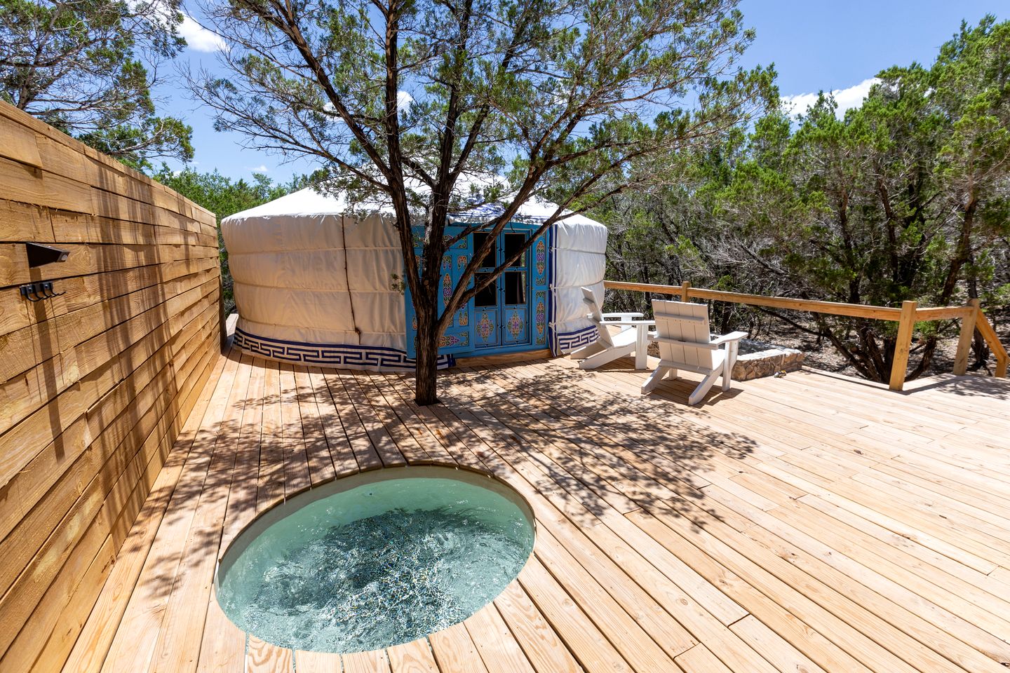Secluded Yurt for a Romantic Getaway in Dripping Springs, Texas
