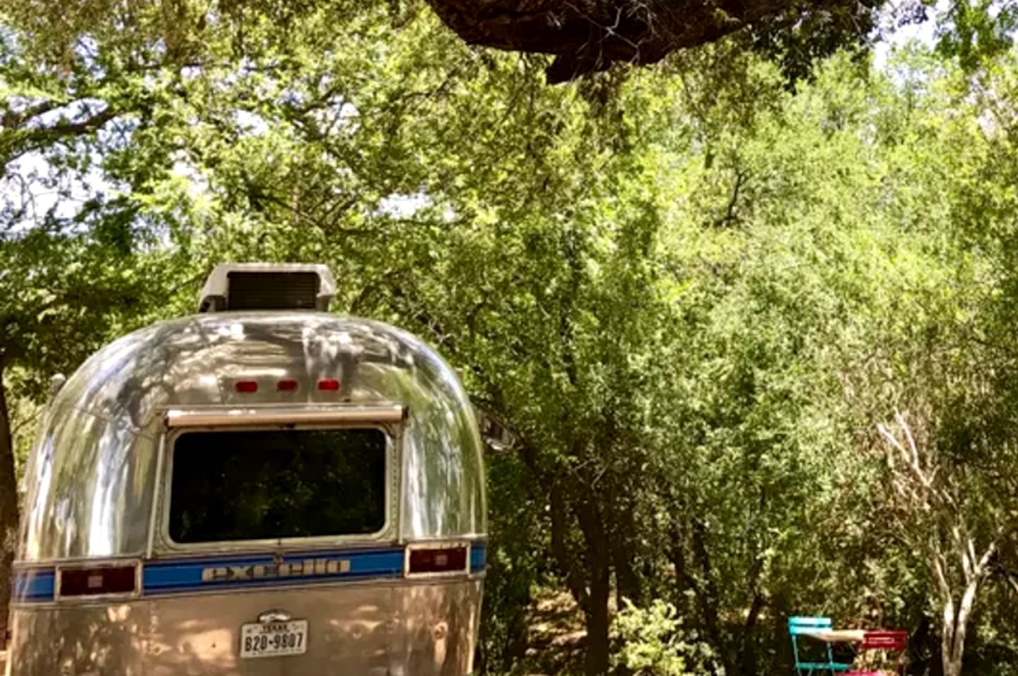 Modern Airstream Rental for Three on the Llano River in Mason, Texas