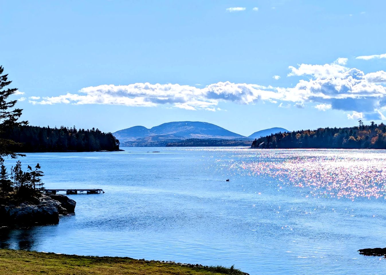 Rustic Waterfront Beach House with Private Beach, Fire Pit & Dock, Near Bar Harbor in Hancock, Maine