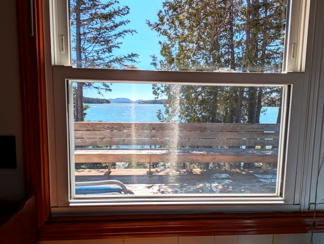 Rustic Waterfront Beach House with Private Beach, Fire Pit & Dock, Near Bar Harbor in Hancock, Maine