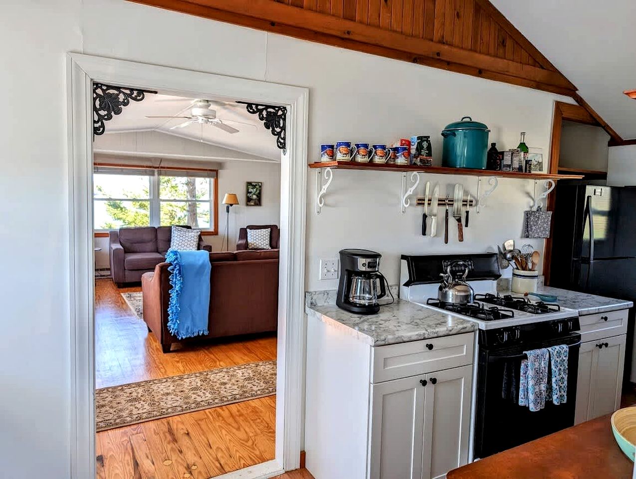 Rustic Waterfront Beach House with Private Beach, Fire Pit & Dock, Near Bar Harbor in Hancock, Maine