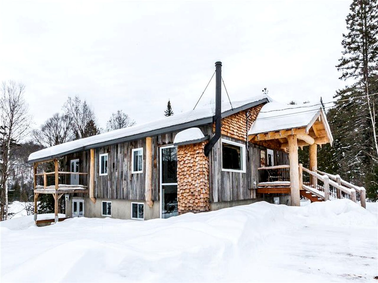 locations du sommet Le grand lodge, Cabins, St. Adolphe D'Howard