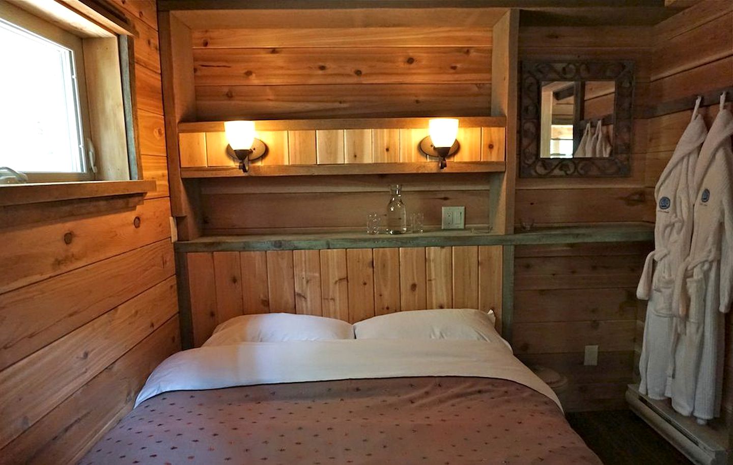 Vintage Canadian-Themed Cabin Nestled next to a Mountain Creek near Nelson, British Columbia