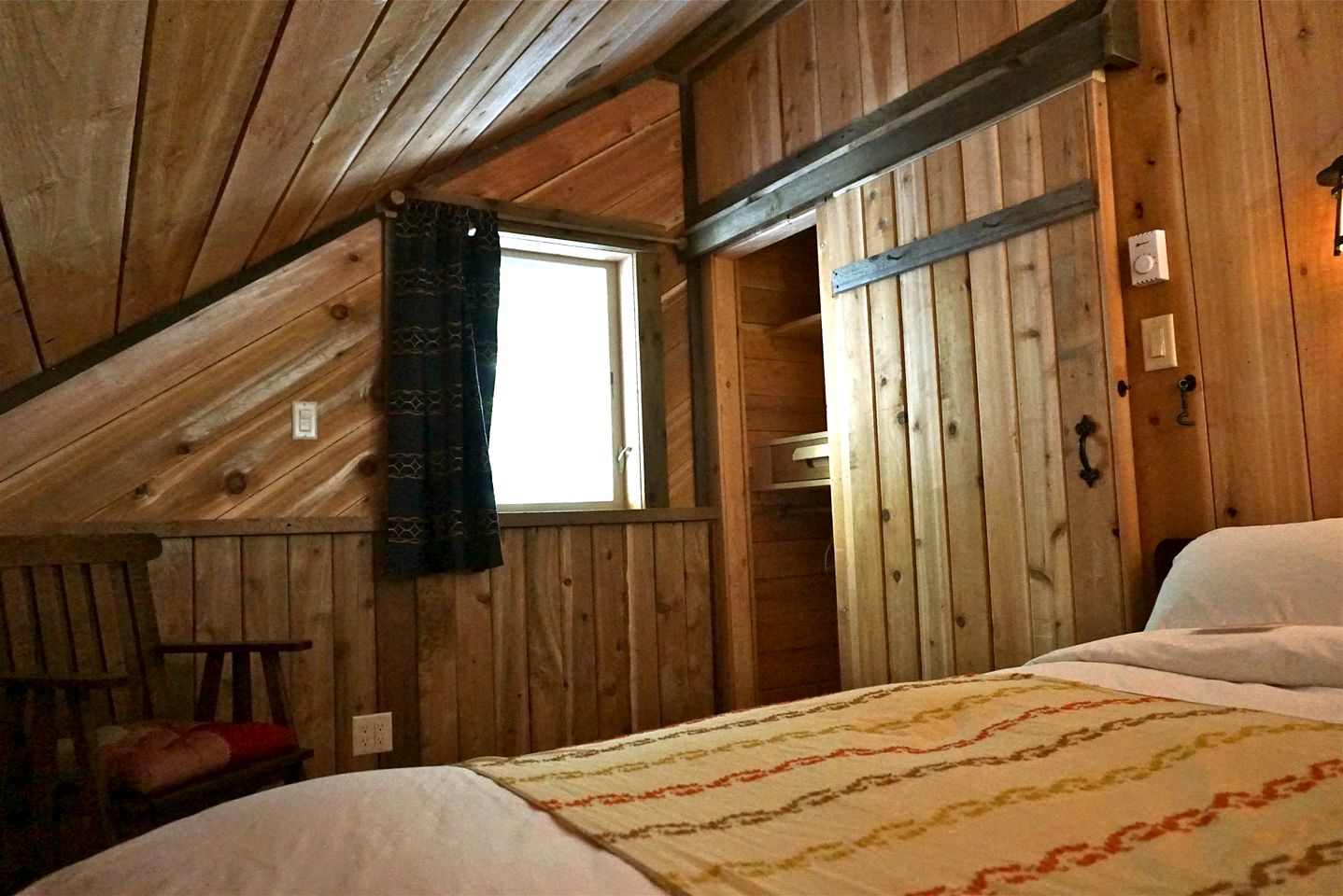 Vintage Canadian-Themed Cabin Nestled next to a Mountain Creek near Nelson, British Columbia