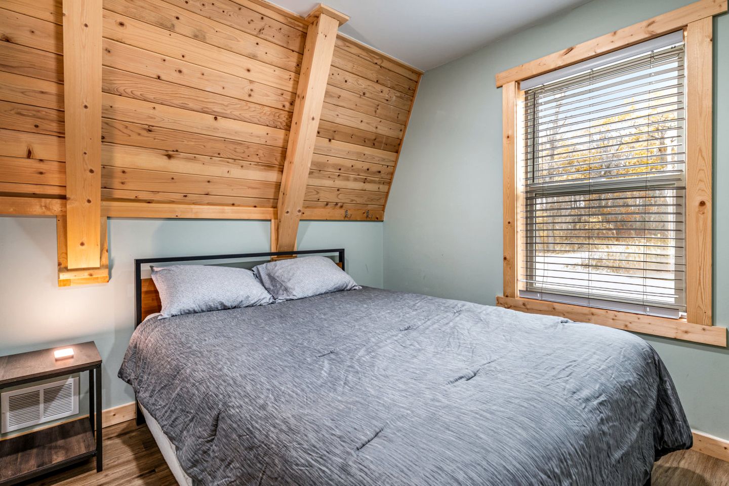 Lofted A-Frame Cabin with Direct Lake Access and Equipped Deck in Michigan