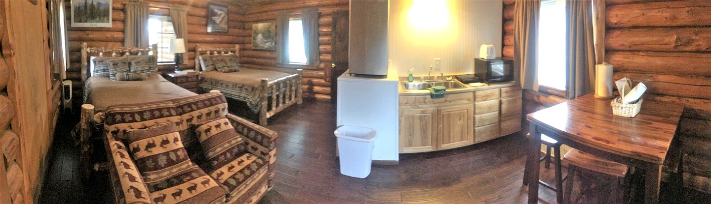 Authentic Log Cabin with a Deck in Chugach National Forest, Alaska