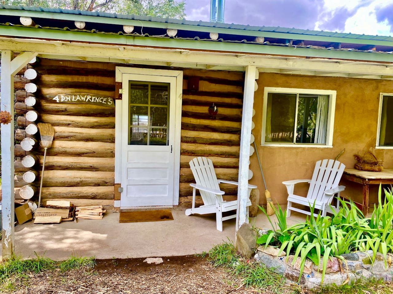 Charming Log Cabin Rental on Eco-Farm near Taos Ski Valley