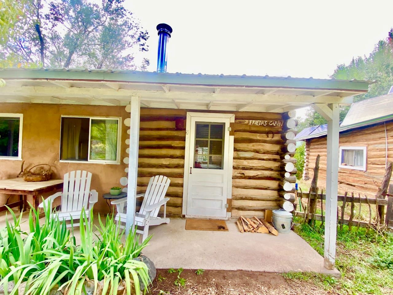 Charming Log Cabin Rental on Eco-Farm near Taos Ski Valley