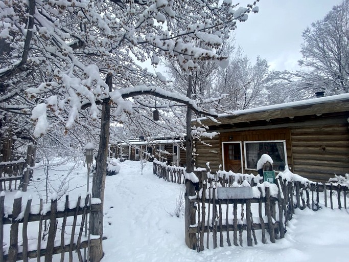 Log Cabins (United States of America, Taos Ski Valley, New Mexico)