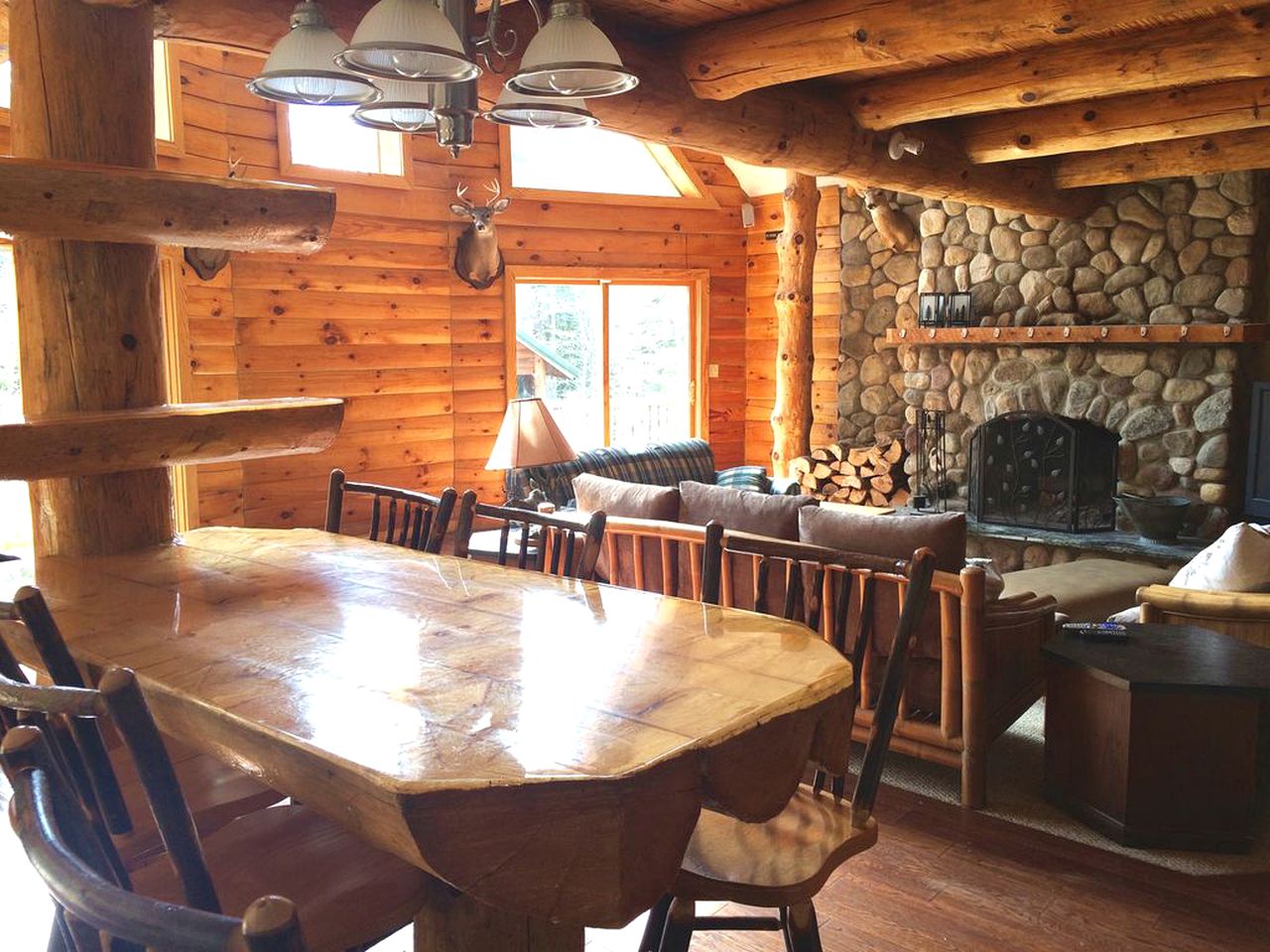 Incredible Camping Cabin on 100 Private Acres in New York's Adirondack Park