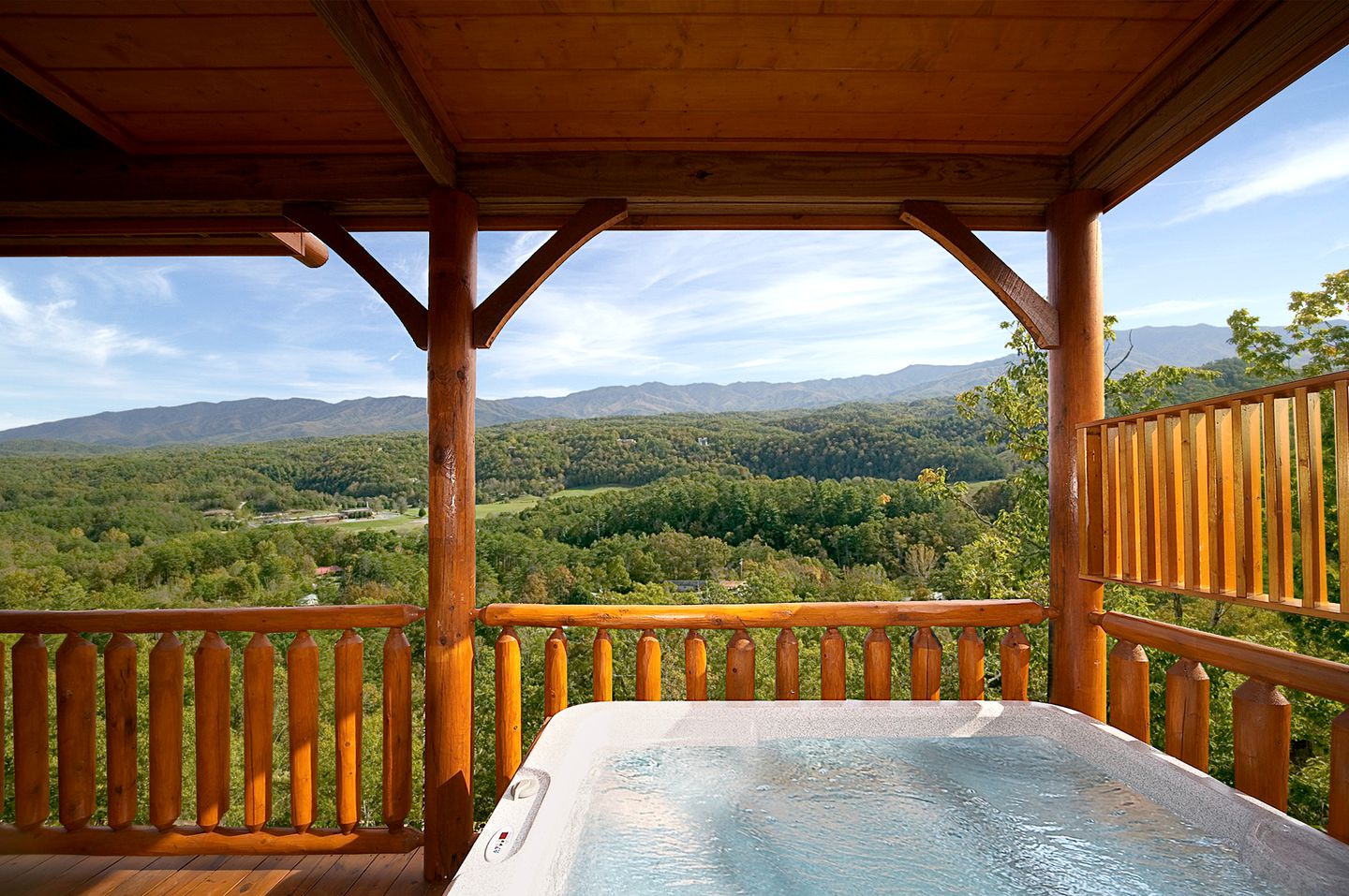 Luxury Log Cabin Rental for Smoky Mountain Glamping in Sevierville, Tennessee