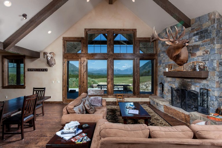 Log Cabins (United States of America, West Glacier, Montana)