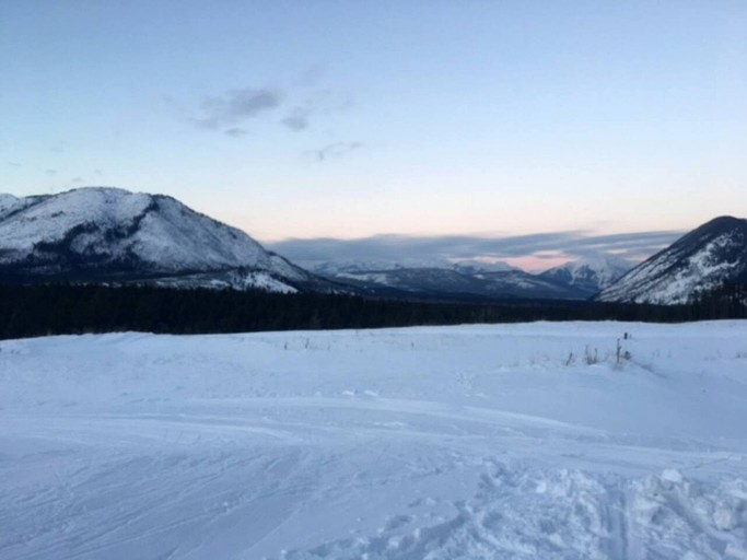 Log Cabins (United States of America, West Glacier, Montana)