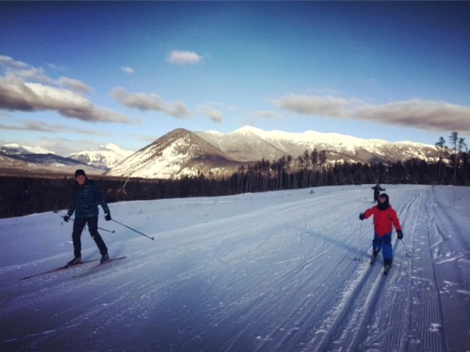 Log Cabins (United States of America, West Glacier, Montana)