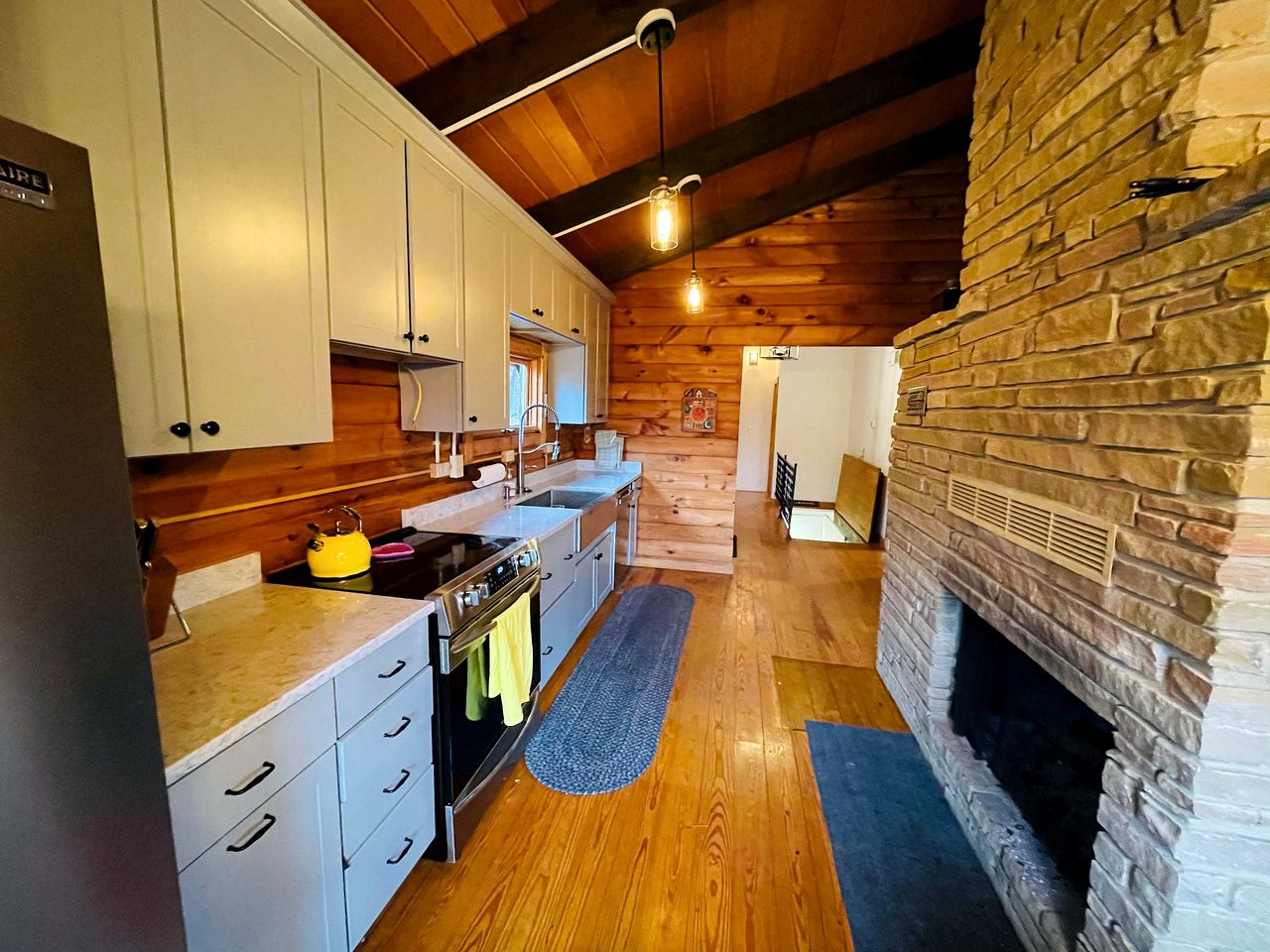 Secluded, Solar Powered Log Cabin on the Great Cacapon River, Perfect for Large Group Getaways to the West Virginia Wilderness