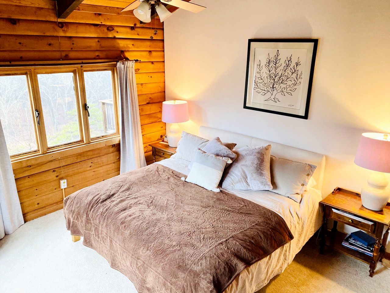 Secluded, Solar Powered Log Cabin on the Great Cacapon River, Perfect for Large Group Getaways to the West Virginia Wilderness