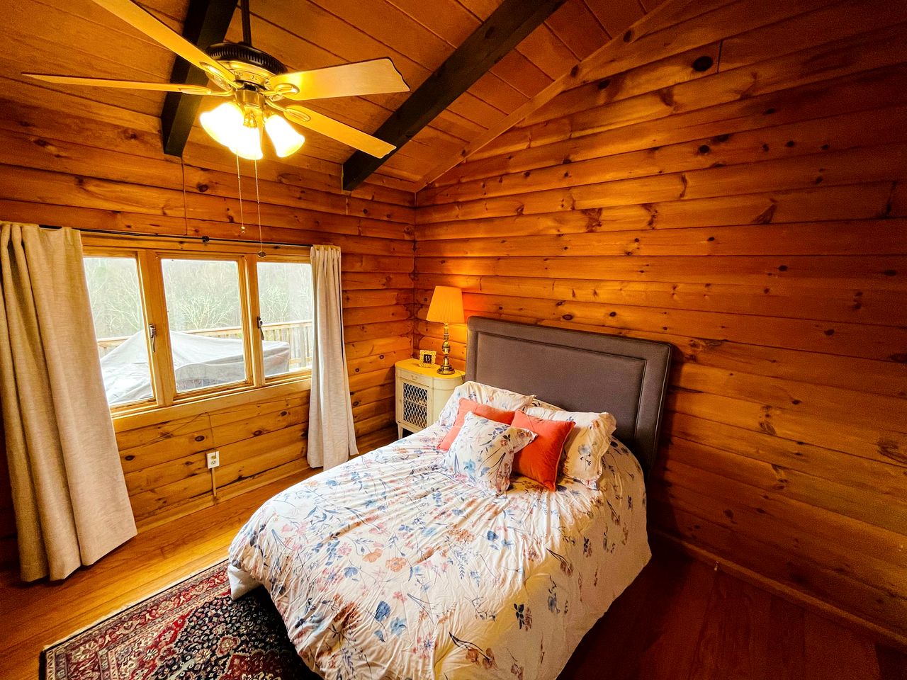 Secluded, Solar Powered Log Cabin on the Great Cacapon River, Perfect for Large Group Getaways to the West Virginia Wilderness