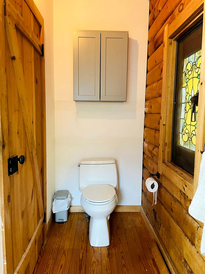 Secluded, Solar Powered Log Cabin on the Great Cacapon River, Perfect for Large Group Getaways to the West Virginia Wilderness