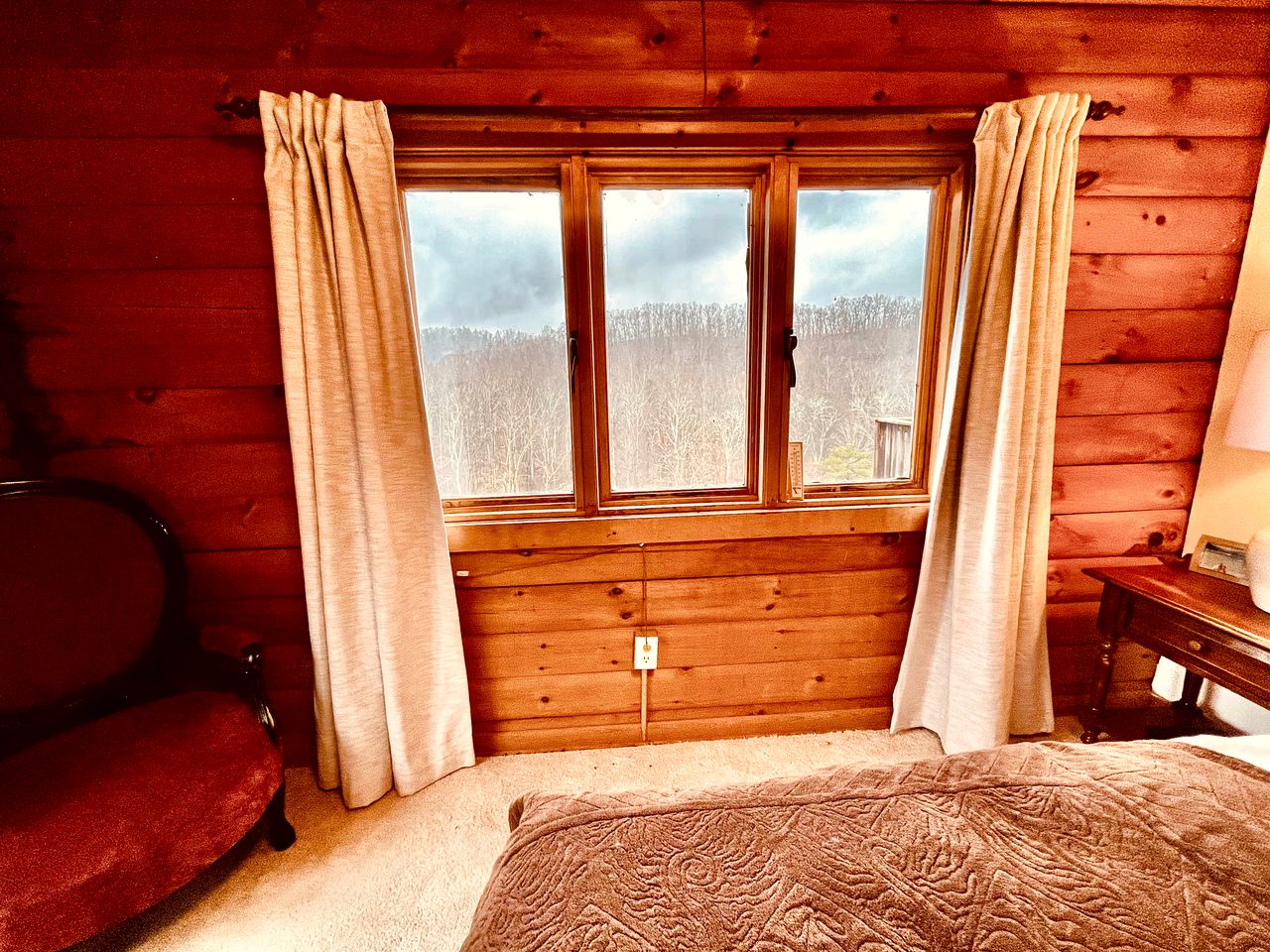 Secluded, Solar Powered Log Cabin on the Great Cacapon River, Perfect for Large Group Getaways to the West Virginia Wilderness