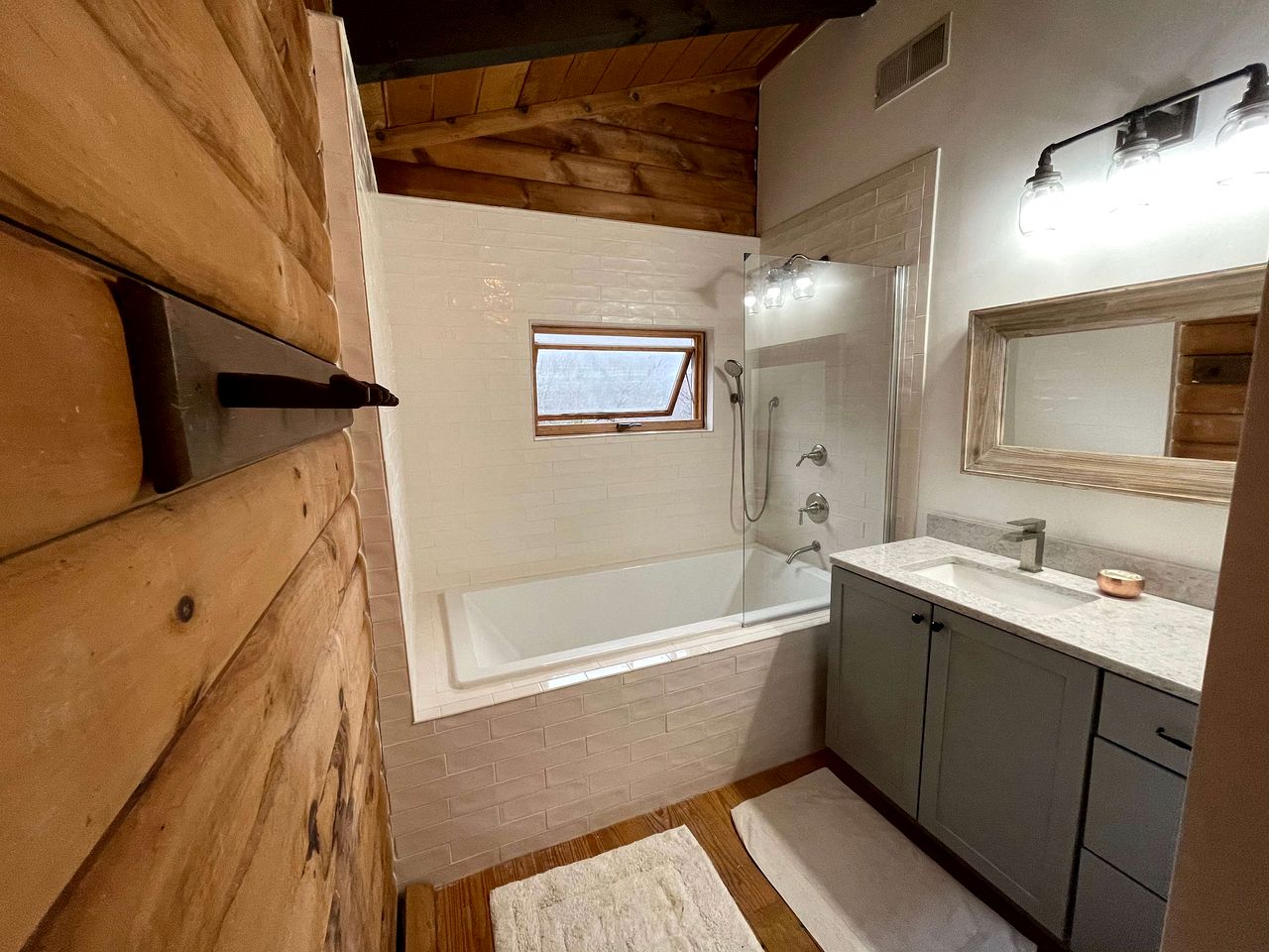 Secluded, Solar Powered Log Cabin on the Great Cacapon River, Perfect for Large Group Getaways to the West Virginia Wilderness