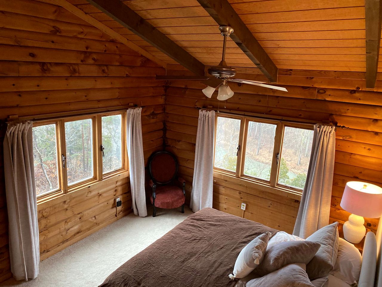 Secluded, Solar Powered Log Cabin on the Great Cacapon River, Perfect for Large Group Getaways to the West Virginia Wilderness