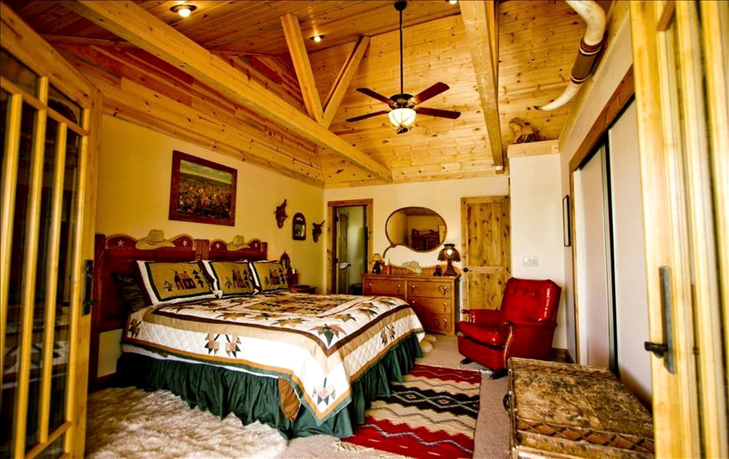 Luxury, Waterfront Cabin with Private Hot Tub on Lake DeWeese Wildlife Refuge in Colorado