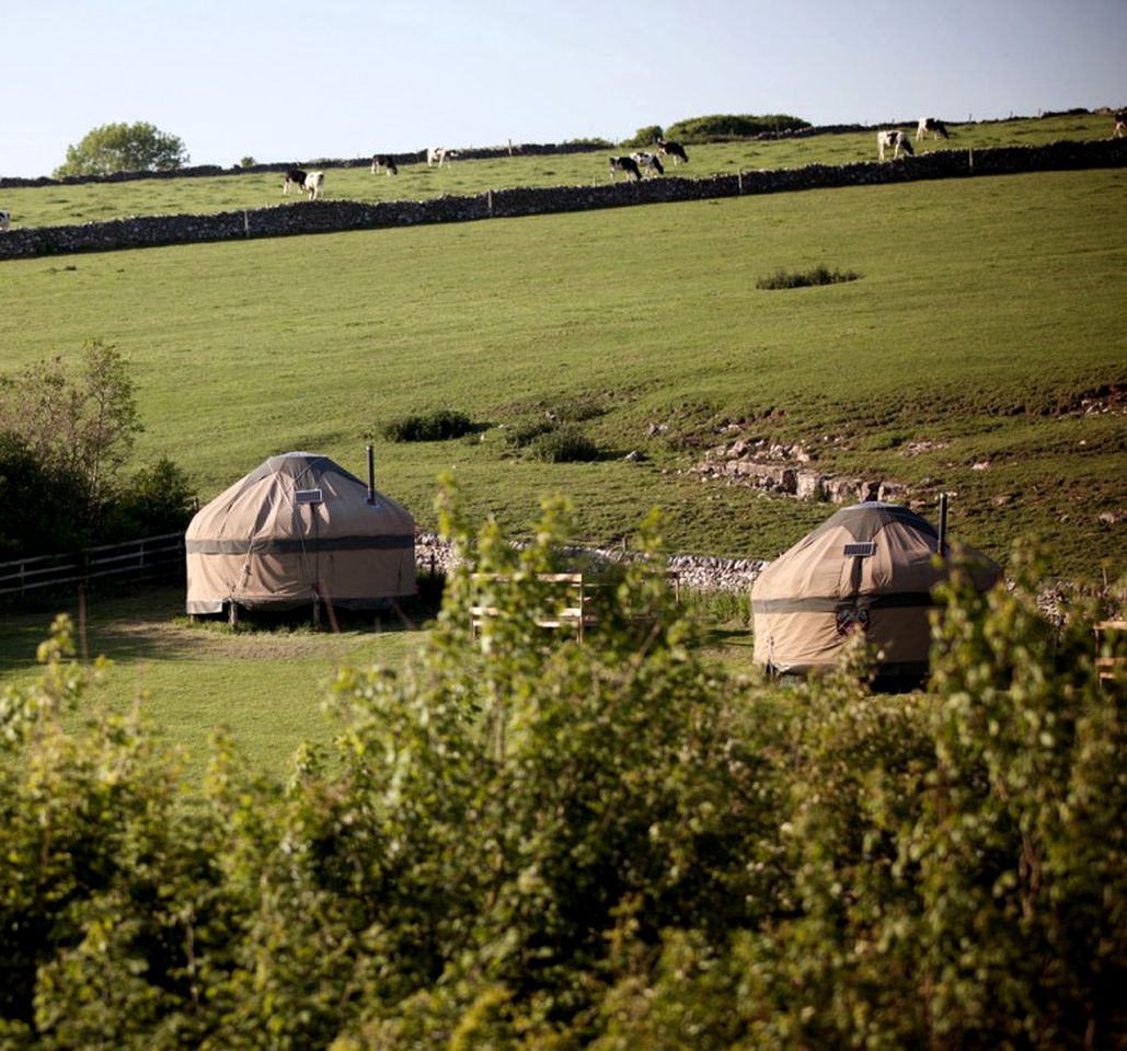 Unique Yurt Camping in the Peak District National Park of England