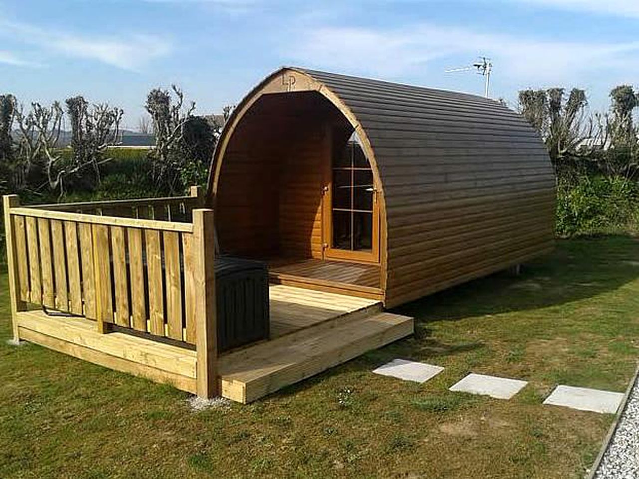 Rustic Glamping Pod Rental near Dartmoor National Park in Cornwall, England