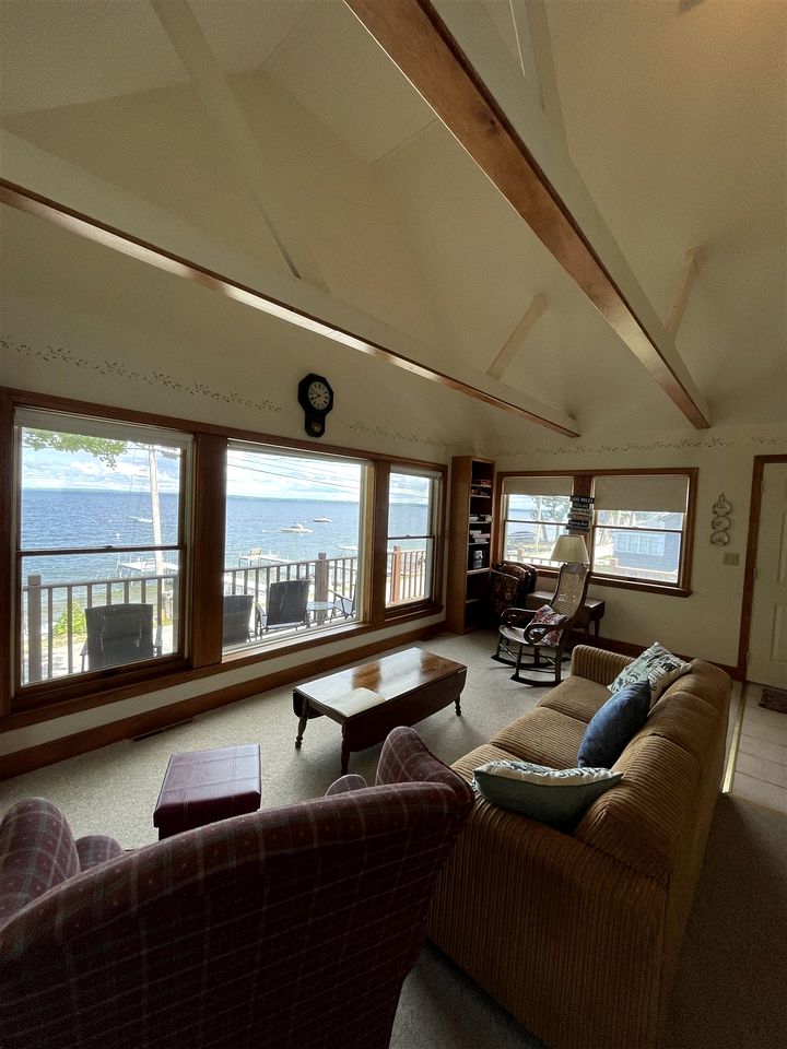 Cozy Lake Front Cabin with Private Beach Access and Stunning Views of Sebago Lake in Frye Island, Maine