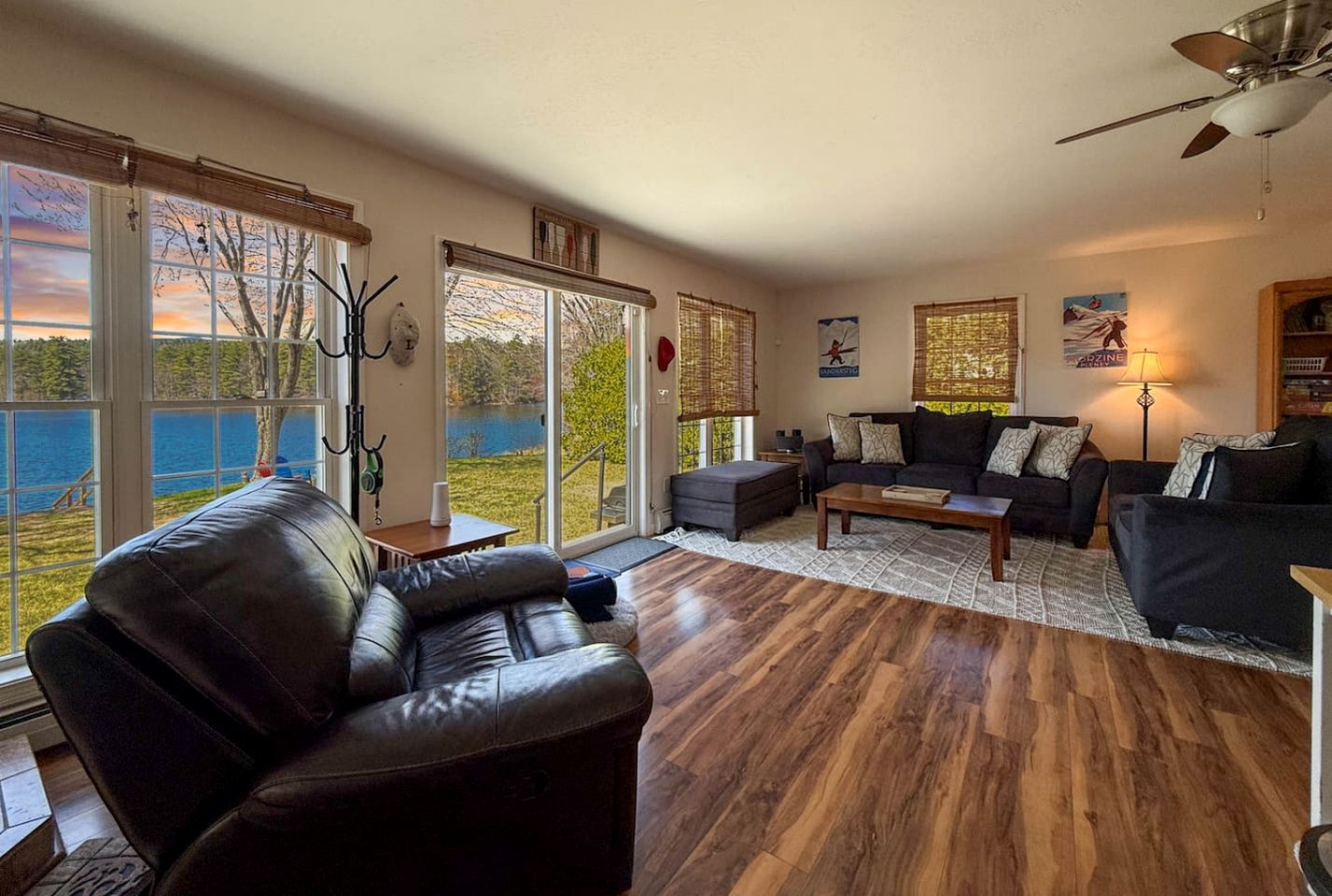 Serene Waterfront Four-Bedroom Retreat in Conway, New Hampshire with Pequawket Pond Views