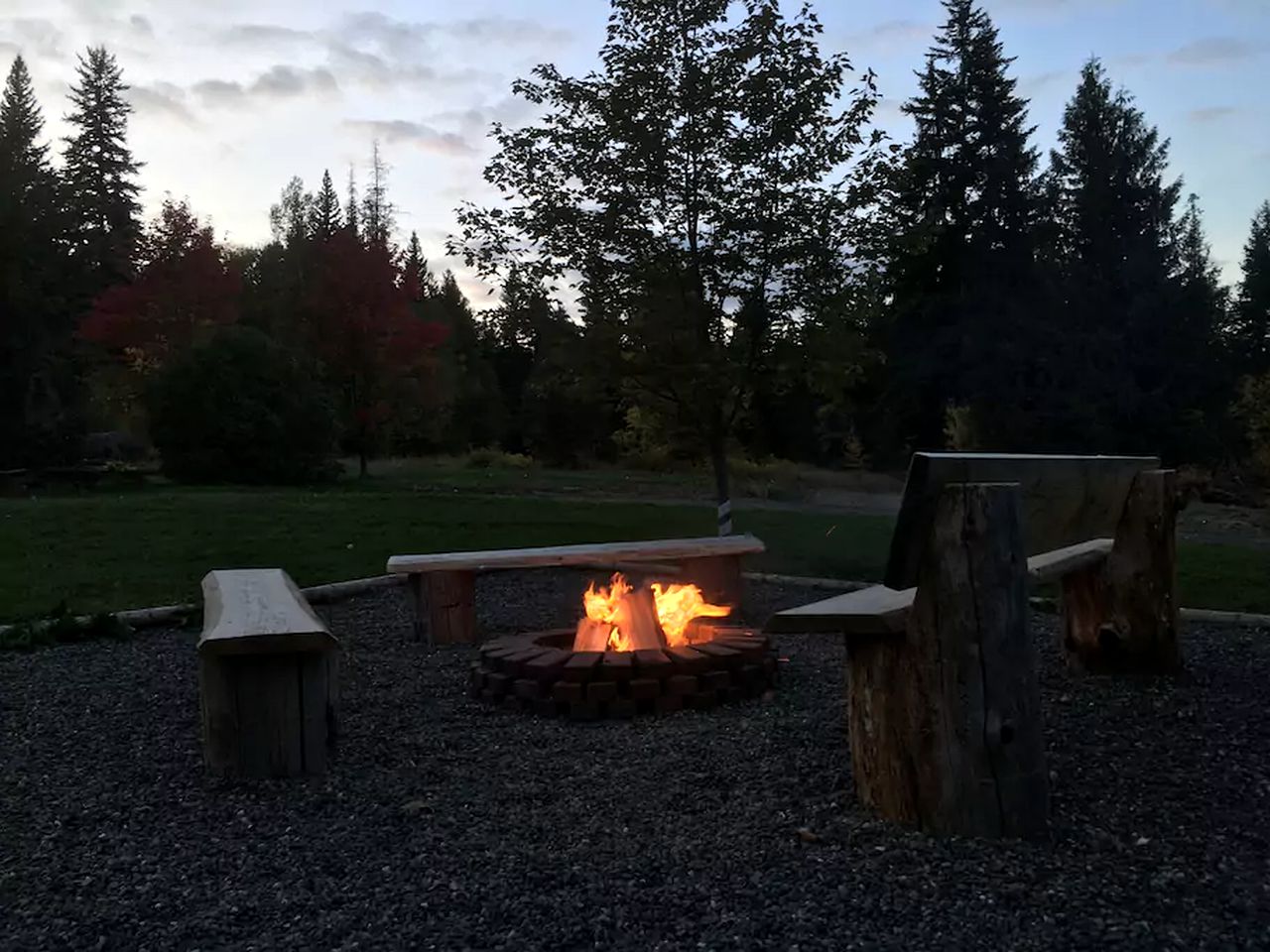 Luxury Log Cabin along Louis Creek in Kamloops, British Columbia