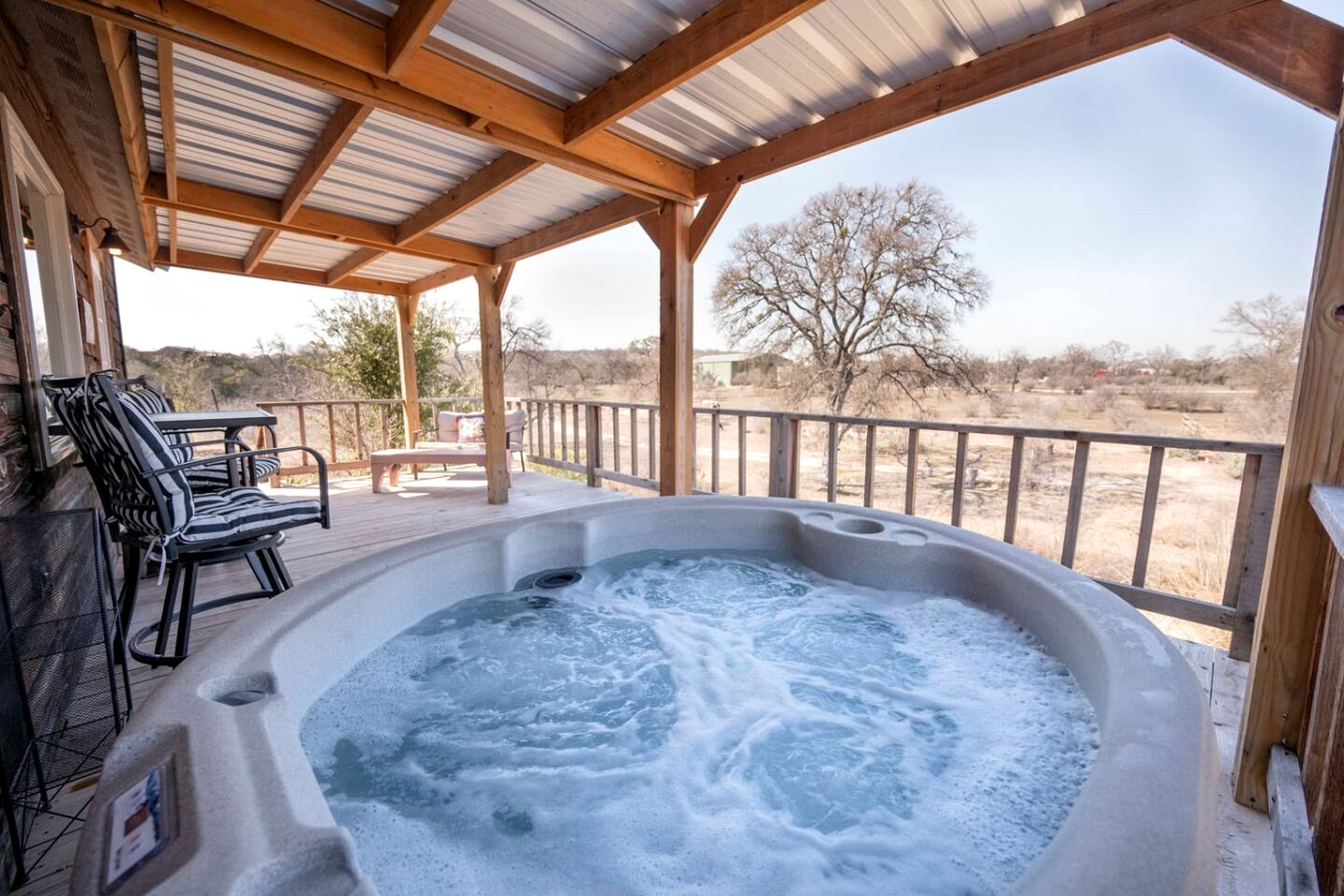 Lovely Cabin Rental in Fredericksburg with a Hot Tub