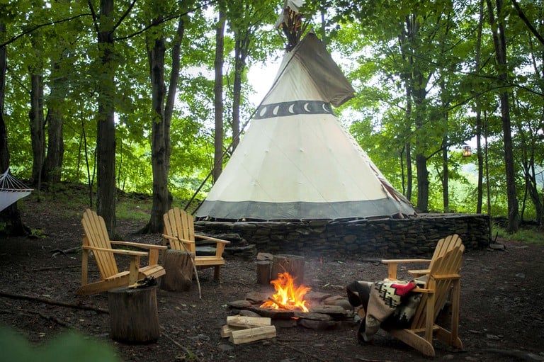 Tipis (United States of America, Roxbury, New York)