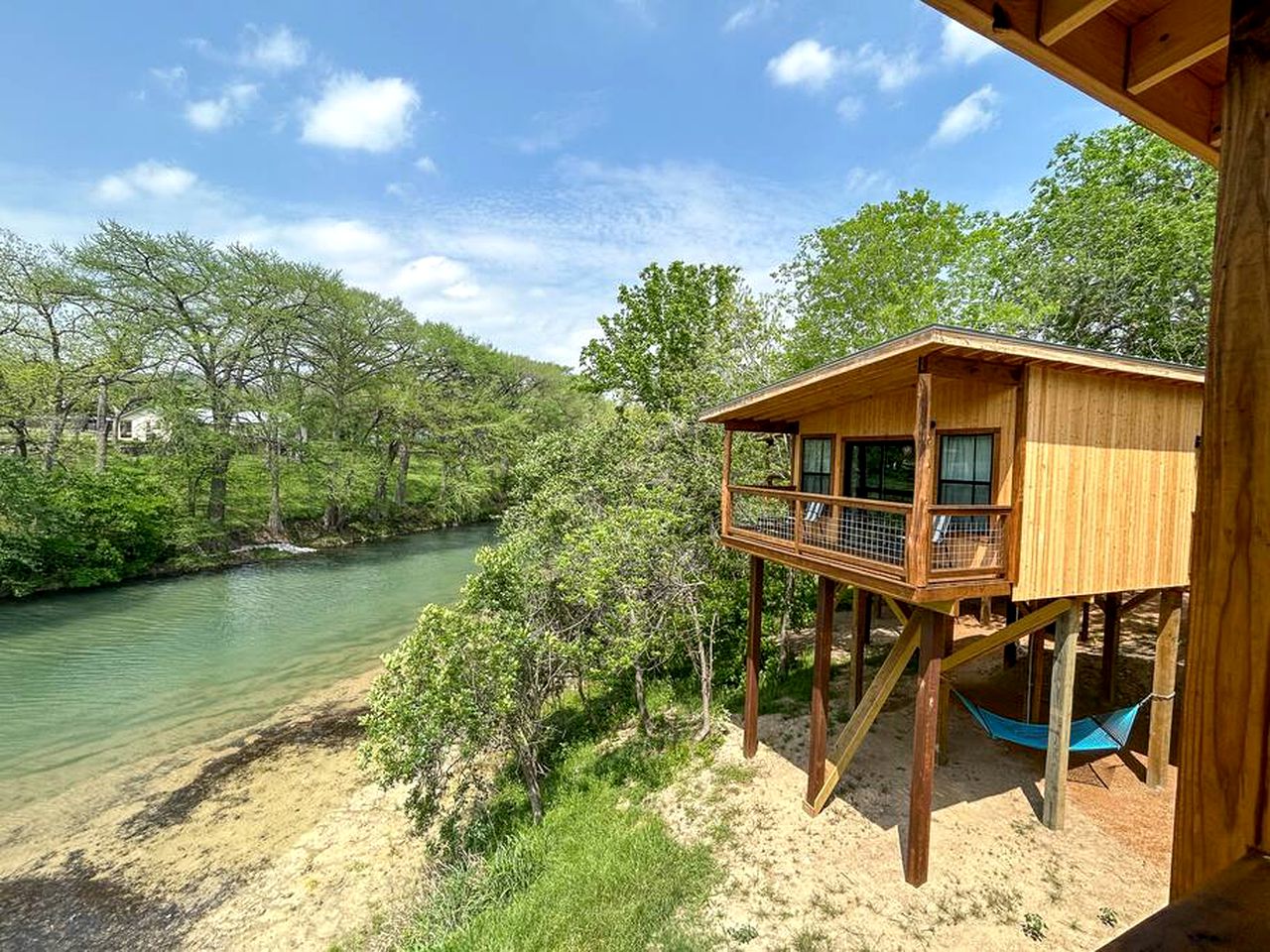 Lovely Riverside Cabin Rental in New Braunfels, for Memorable Vacations in Texas