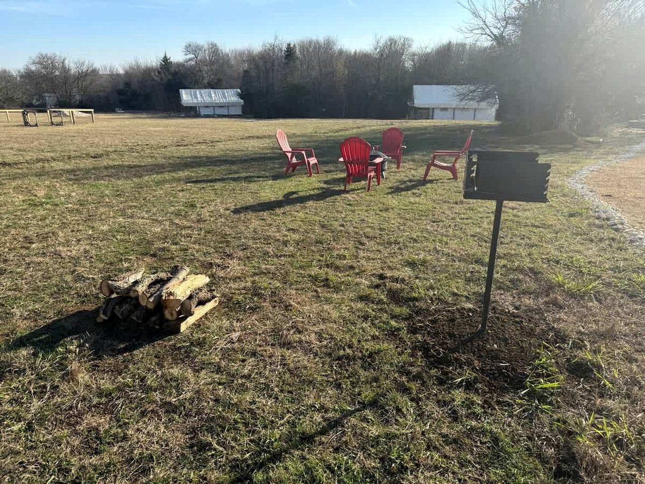 Romantic Nature Glamping Dome with Fire Pit & Fishing Access Near Denison, Texas